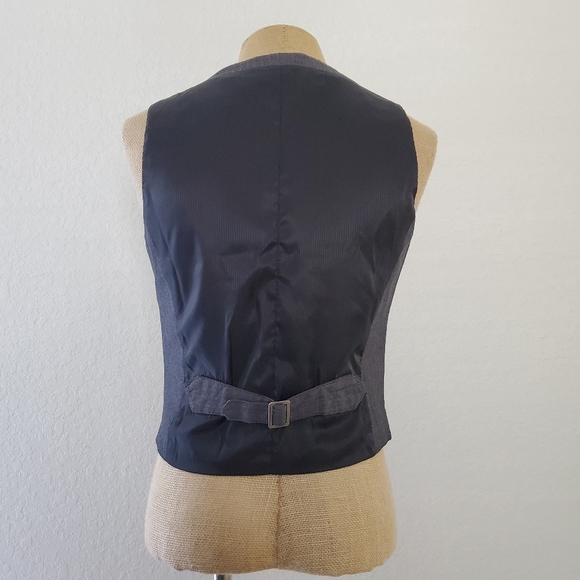 G by Guess S Mens Grey drill suit vest - Picture 3 of 7